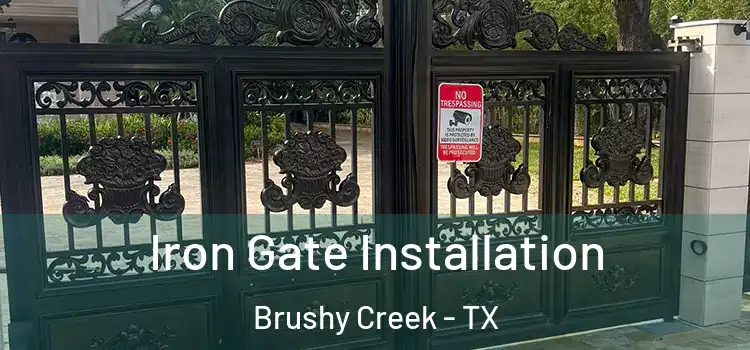 Iron Gate Installation Brushy Creek - TX
