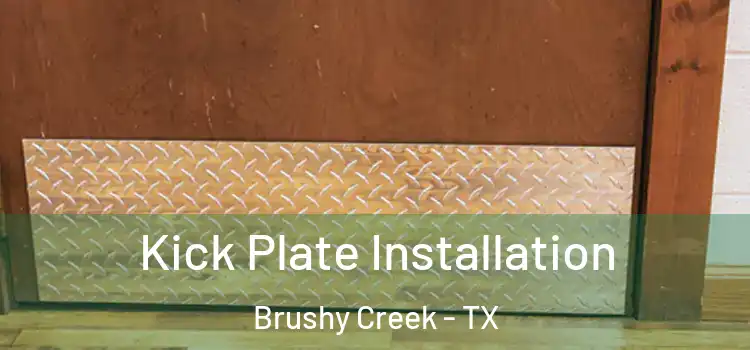 Kick Plate Installation Brushy Creek - TX